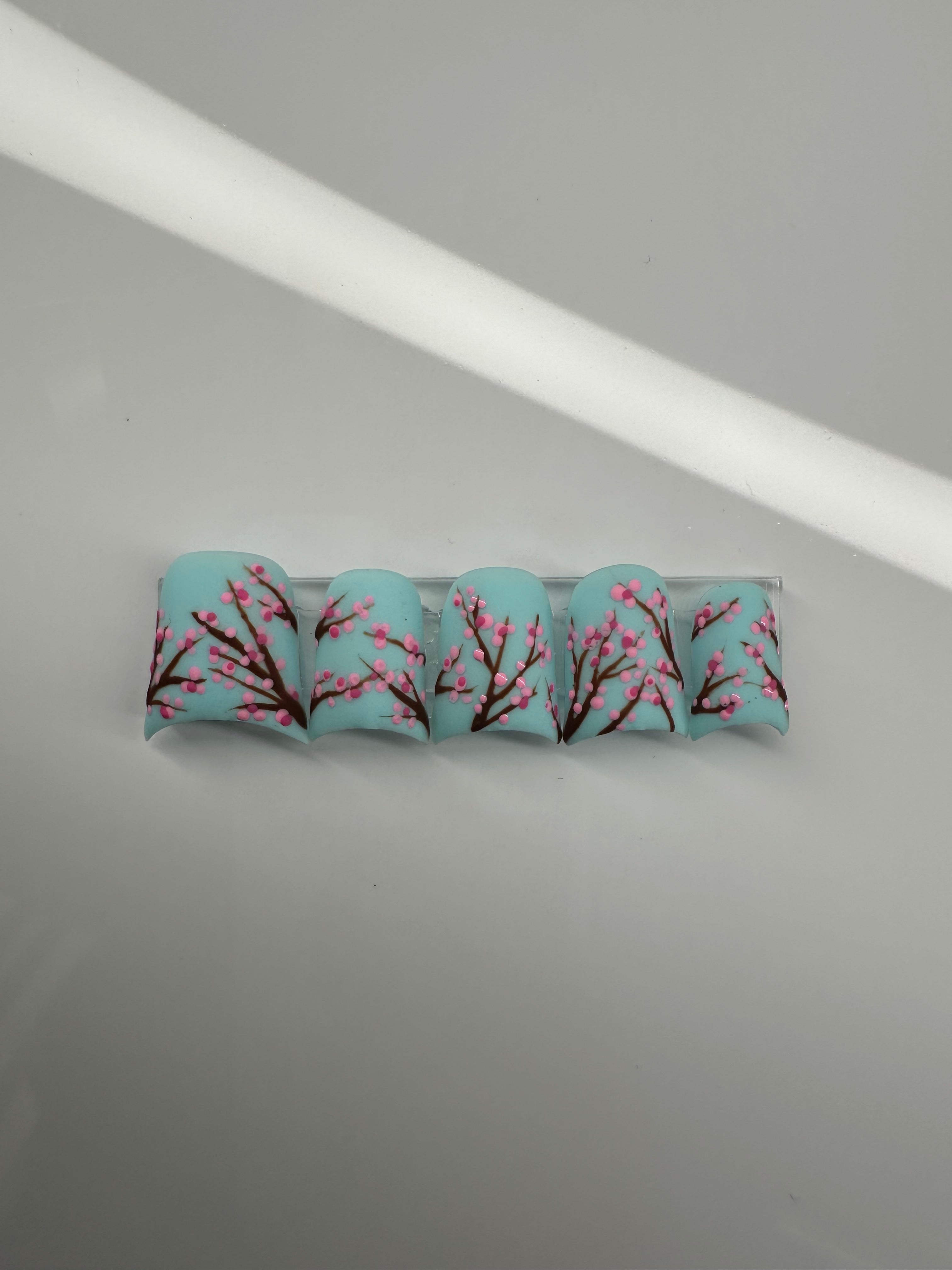 Cherry Blossom Press On Nails